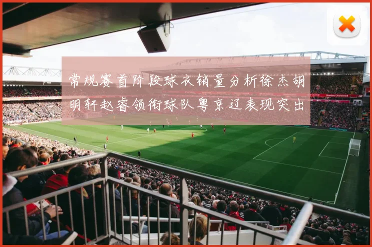 常规赛首阶段球衣销量分析徐杰胡明轩赵睿领衔球队粤京辽表现突出